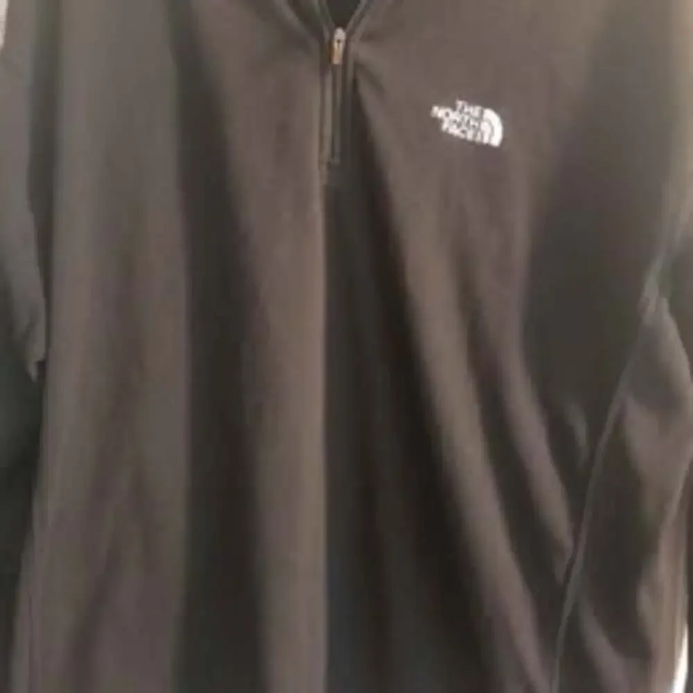 The North Face 1/4 Zip Fleece Pullover Black Men's L - Used